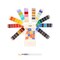 Watercolor Paint Set, 56 Colors Handheld Watercolor Set of Water Brush Pen, Palette and Removable Sponge, Portable Watercolor Paint for Artist Beginner and Professional